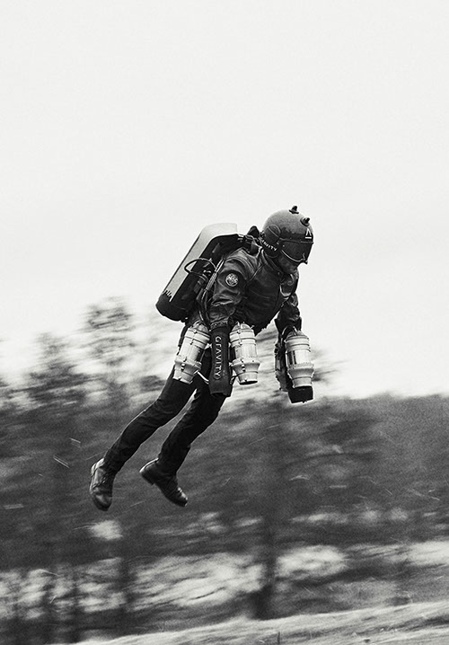Portrait of Rob Goldstone for The Sunday Times Magazine by Adam Birkan